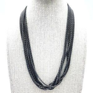 Multichain Gunmetal Necklace Classic Career Cosplay LARP Magnetic Clasp Gift